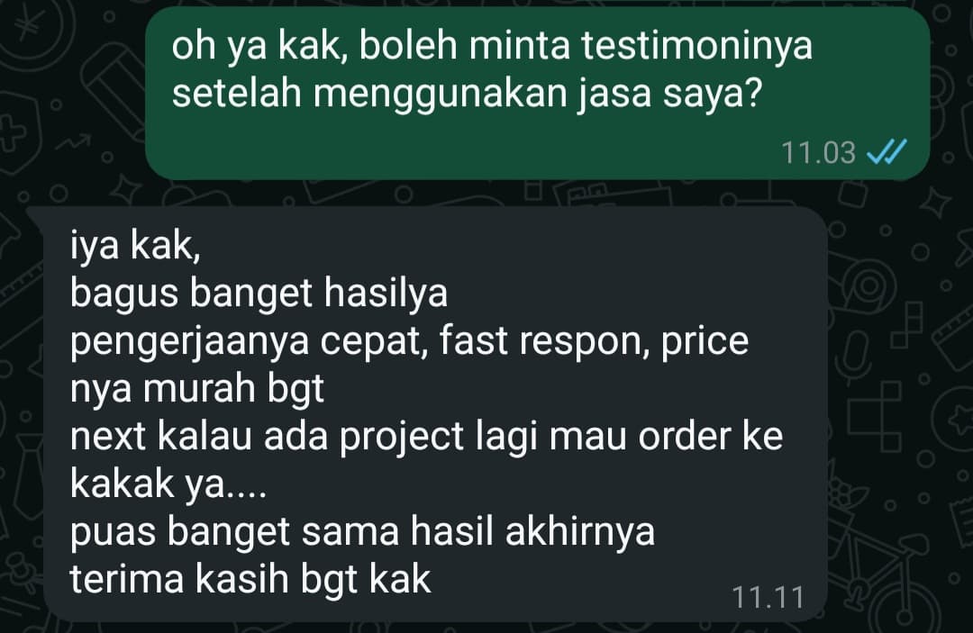 Pengerjaan Cepat, Harga Murah, Hasil Luar Biasa